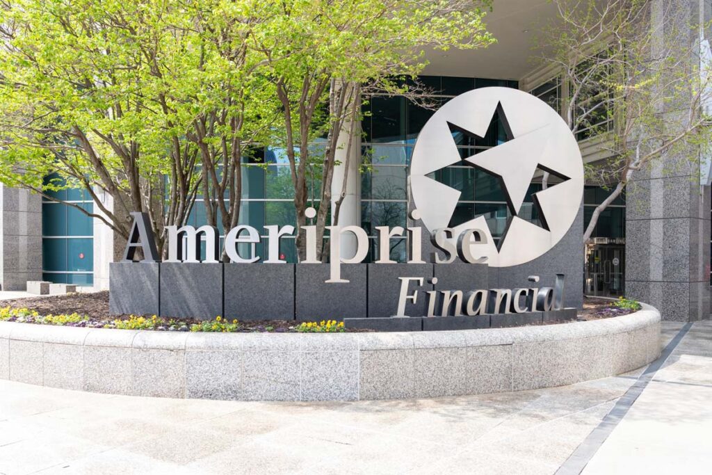 Ameriprise signage, representing the Ameriprise class action.