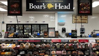 A Boar's Head deli in a grocery store, representing the Boar's Head recall.