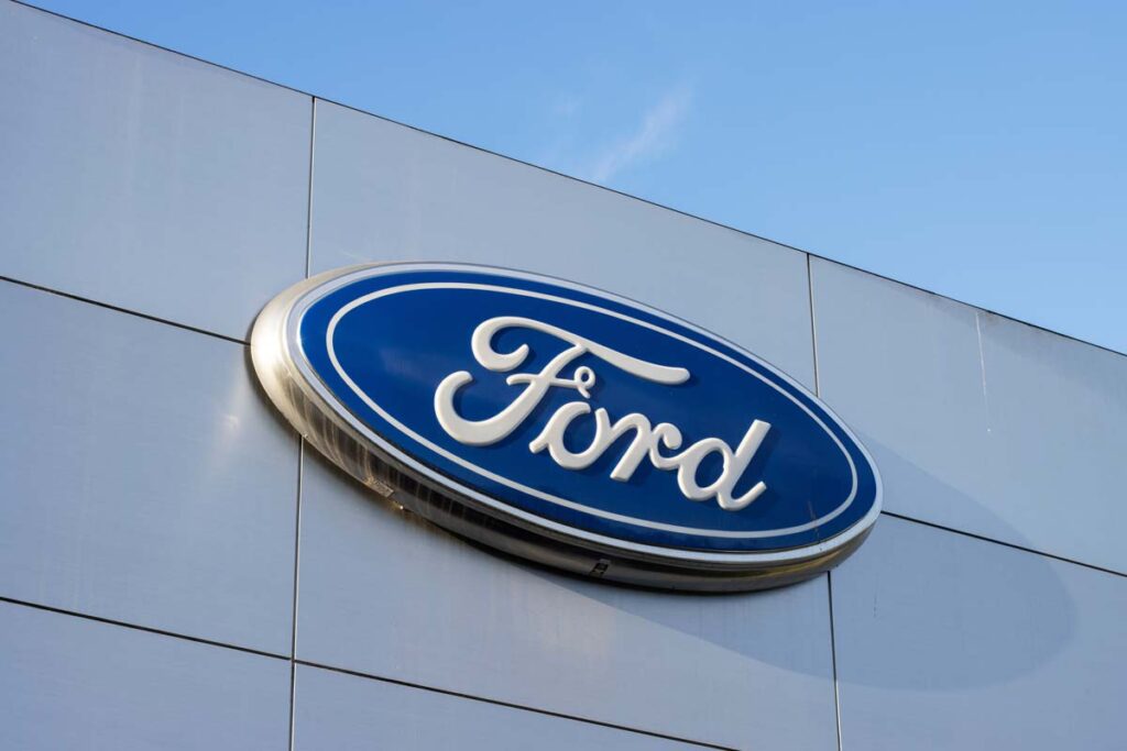 Ford signage, representing the Ford recall.