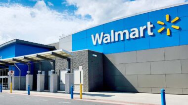 Exterior of a Walmart store, representing the Walmart apple juice recall.