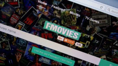 Close up of Fmovies homepage, representing the Fmovies shutdown.