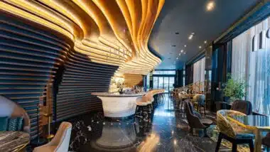 Interior of Ritz Carlton Hotel