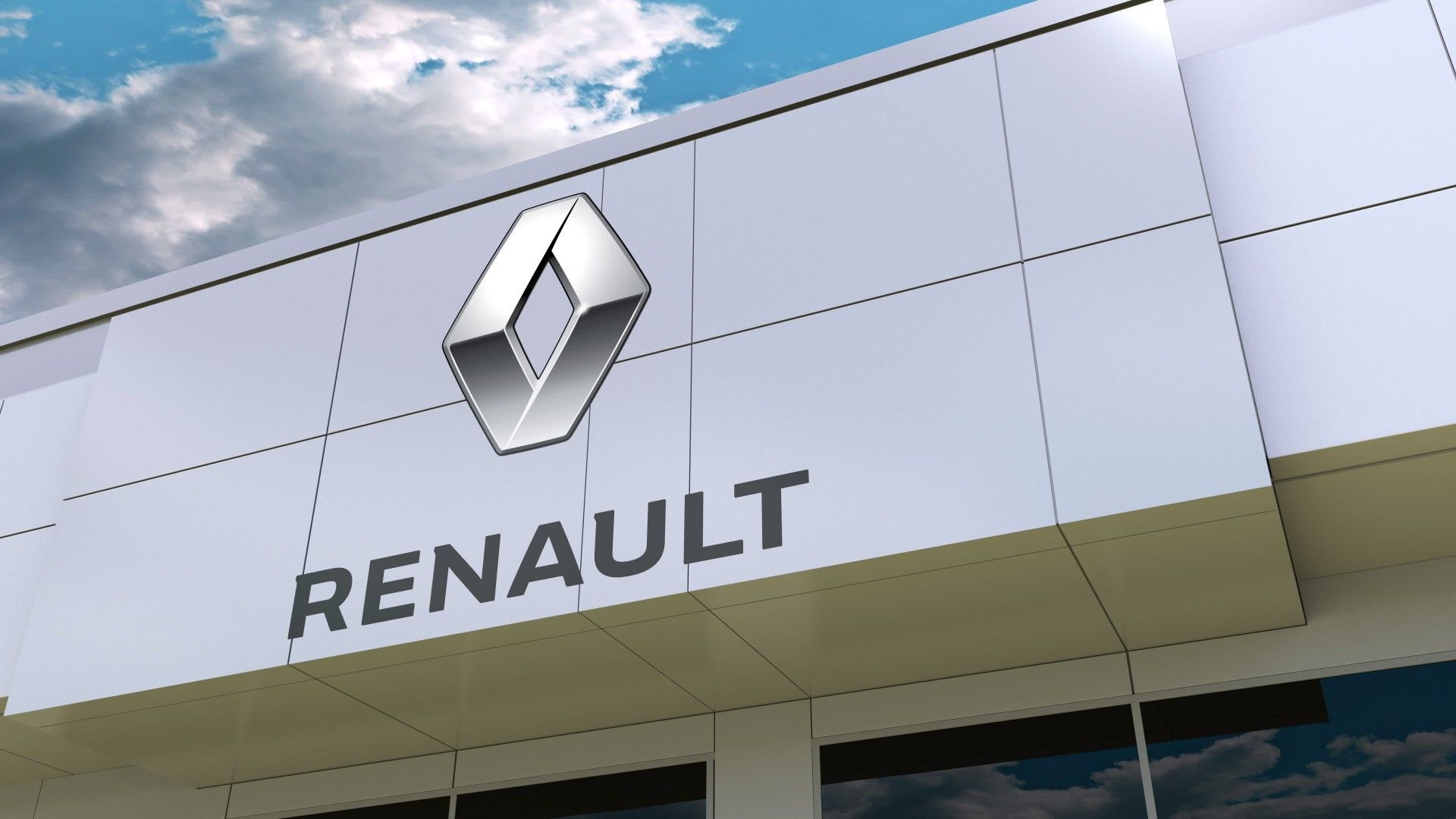 Front of Renault dealership