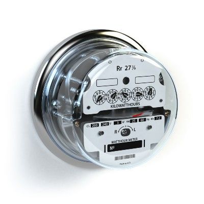 Analog electricity meter - British Gas