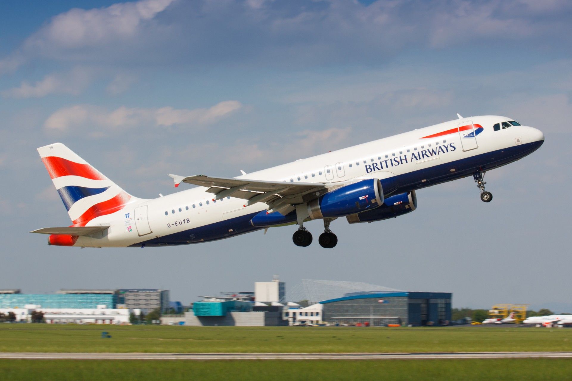 A British Airways plane takes off - British Airways data breach