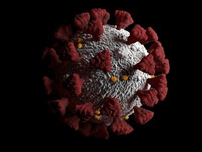 3D rendering of a coronavirus - covid-19 vaccine
