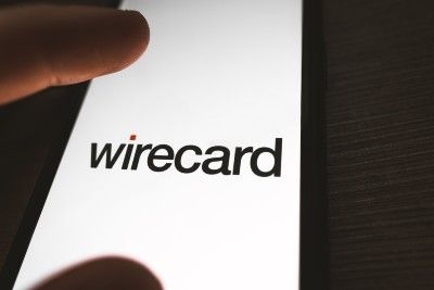 Person uses Wirecard on smartphone