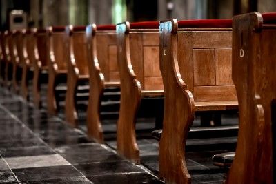 Empty church pews - church of england sex abuse