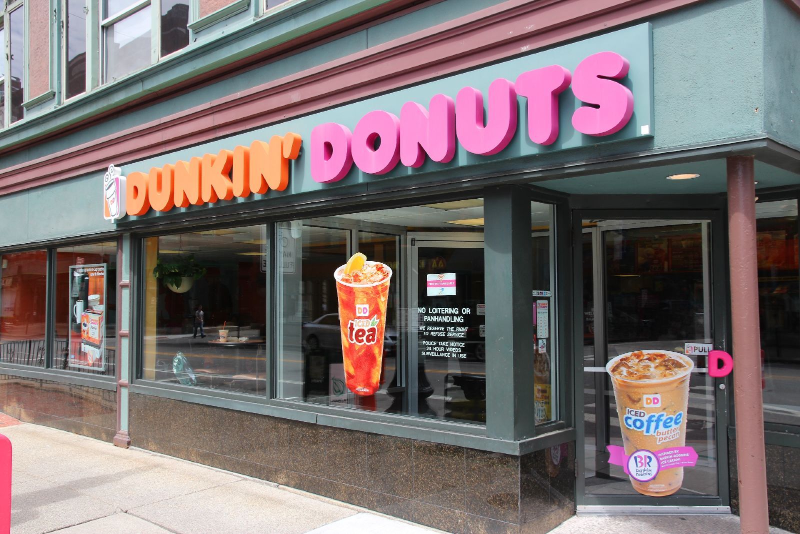 A Dunkin' Donuts storefront - Dunkin Boston Kreme Donuts