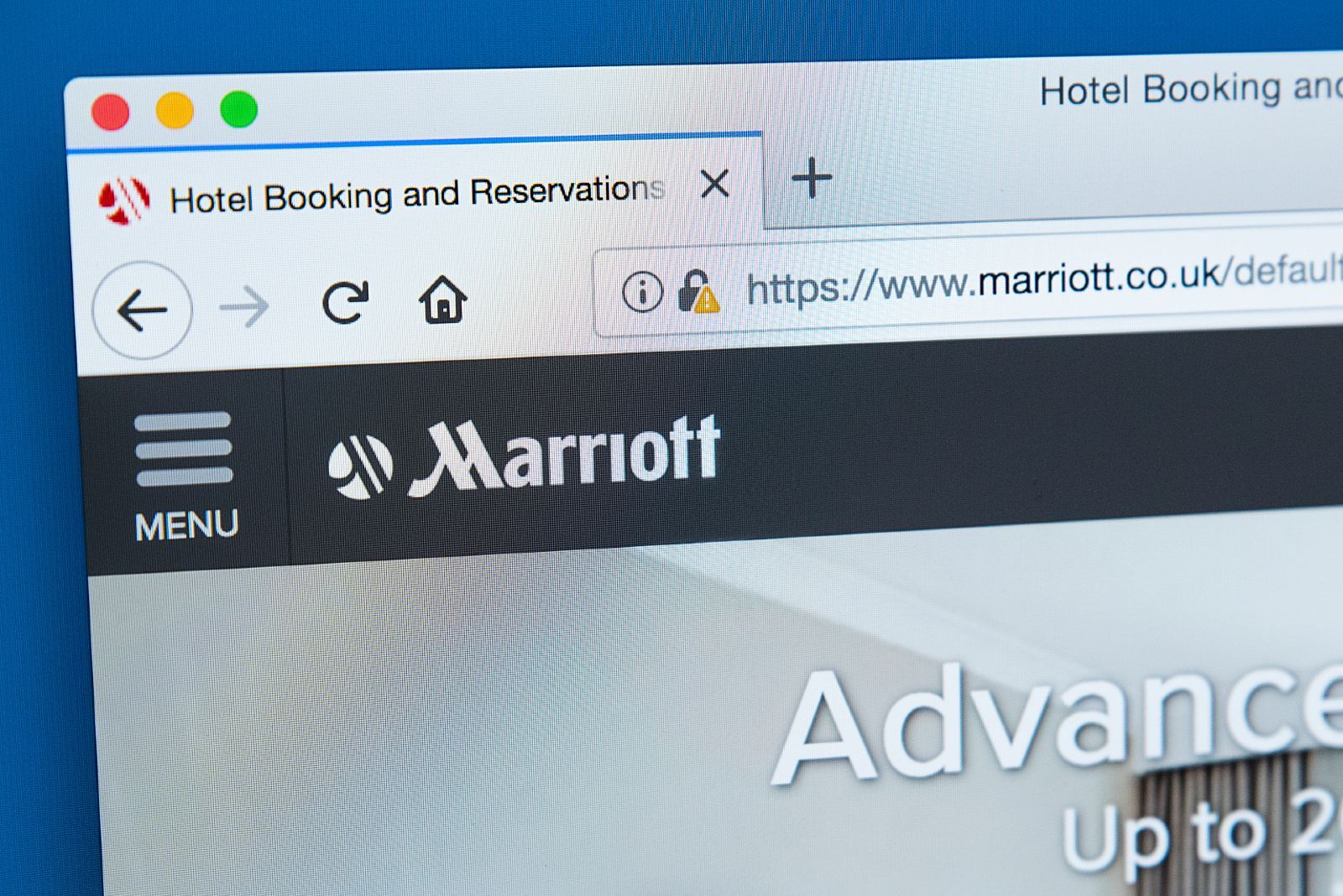 Marriott website - marriott gdpr fine