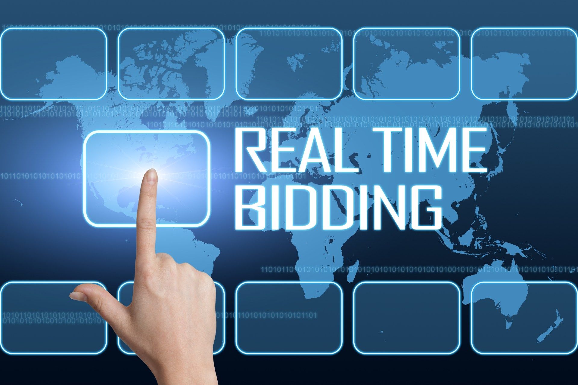 "Real Time Bidding" graphic - RTB