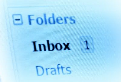 Email inbox indicates 1 new email - 56 dean street