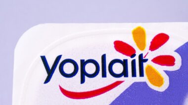 Close-up of the Yoplait logo