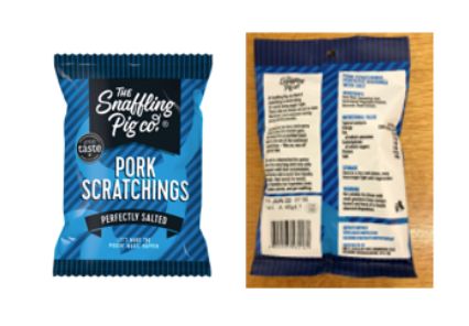 The Snaffling Pig Co. recalled Pork Scratchings 