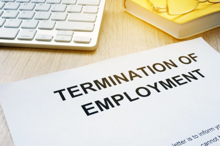 Employment termination notice regarding the class action lawsuit filed against Steve Nash Fitness World over the termination of all its employees