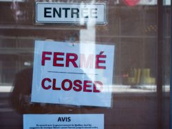 Quebec business closed due to coronavirus