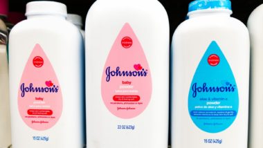 Baby powder bottles regarding Johnson & Johnson discontinuing talc-based baby powder in Canada and U.S.