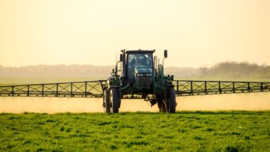Glyphosate pesticide on farm produce