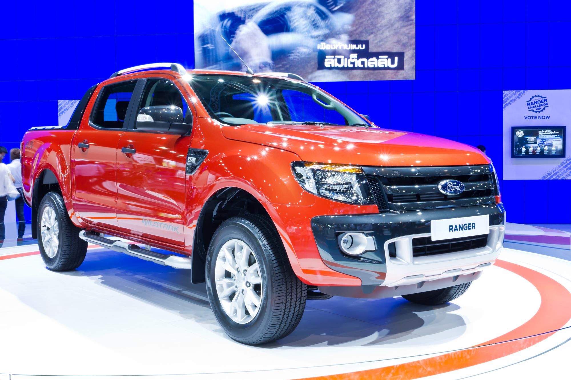 A Ford Ranger regarding the Ford cheat device class action lawsuits filed