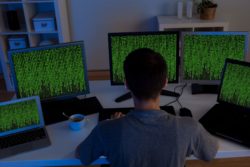 Hacker using multiple computers regarding the Fitness Depot data breach class action lawsuit