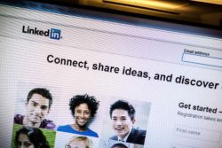 LinkedIn homepage regarding th eLinkedIn advertising class action lawsuit