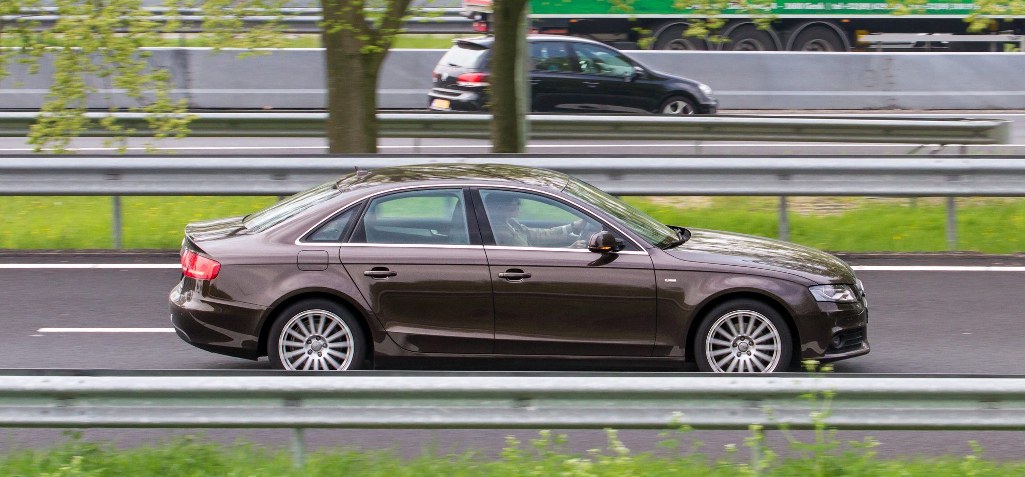 Brown Audi A4 regarding the Audi start/stop defect class action lawsuit