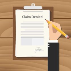 Claim denied drawing regarding information on why Avivia insurance denies business interruption claims amid COVID-19 