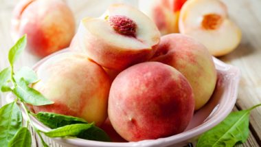 Fresh peaches regarding the Canada recall after salmonella outbreak