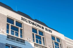 Hudson's Bay building regaridn gthe unpaid rent lawsuit filed
