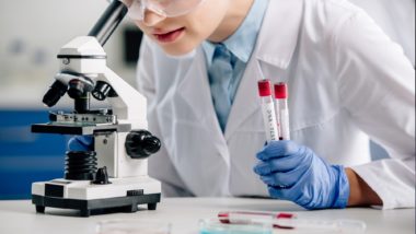 scientist conducting genetic test