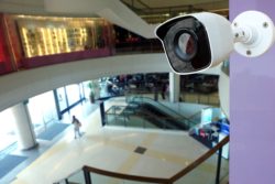 security camera facial recognition in mall
