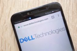 Dell technologies on phone regarding the phone scam sparking the data breach class action lawsuit