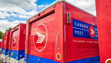 Canada Post trucks