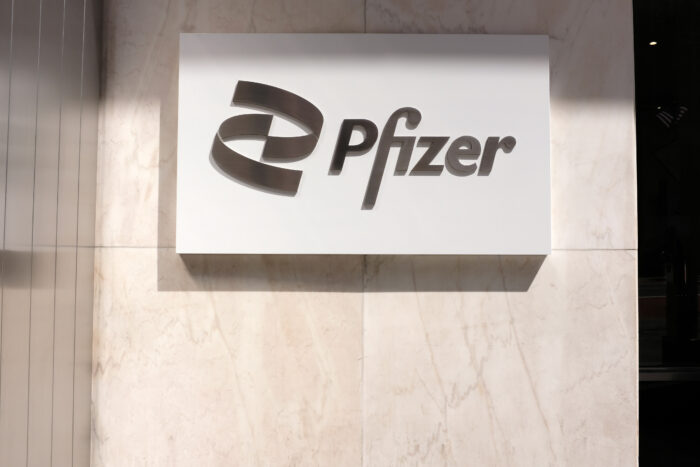 Pfizer logo sign on marble wall - Depo-Provera - depo-provera class action