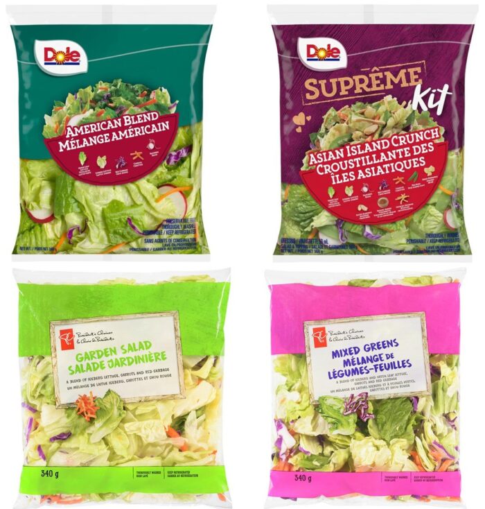 Salad Kits Sold in 5 States Recalled Due To Potential Listeria Contamination