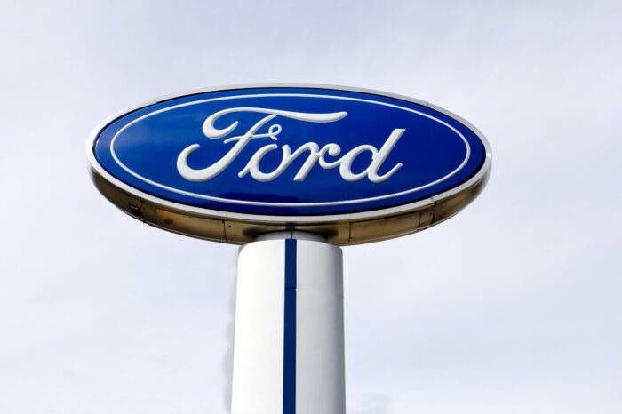 Ford Motor Company Sign.