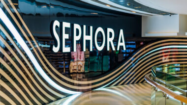 Sephora shop, a French multinational chain of personal care and beauty stores.