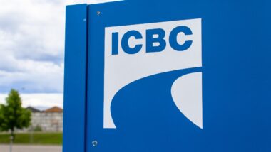 ICBC(Insurance Corporation of British Columbia) sign