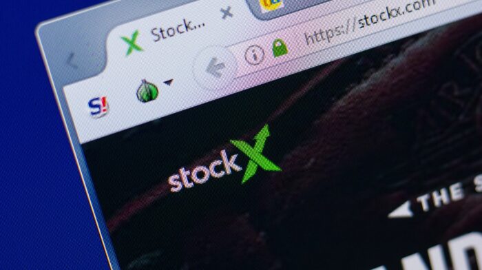 Homepage of Stockx website on the display of PC, stockx class action
