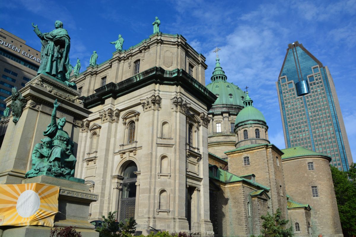 Cathedral-Basilica of Mary, Queen of the World in Montreal, Quebec, Canada, is the seat of the Roman Catholic archdiocese of Montreal.