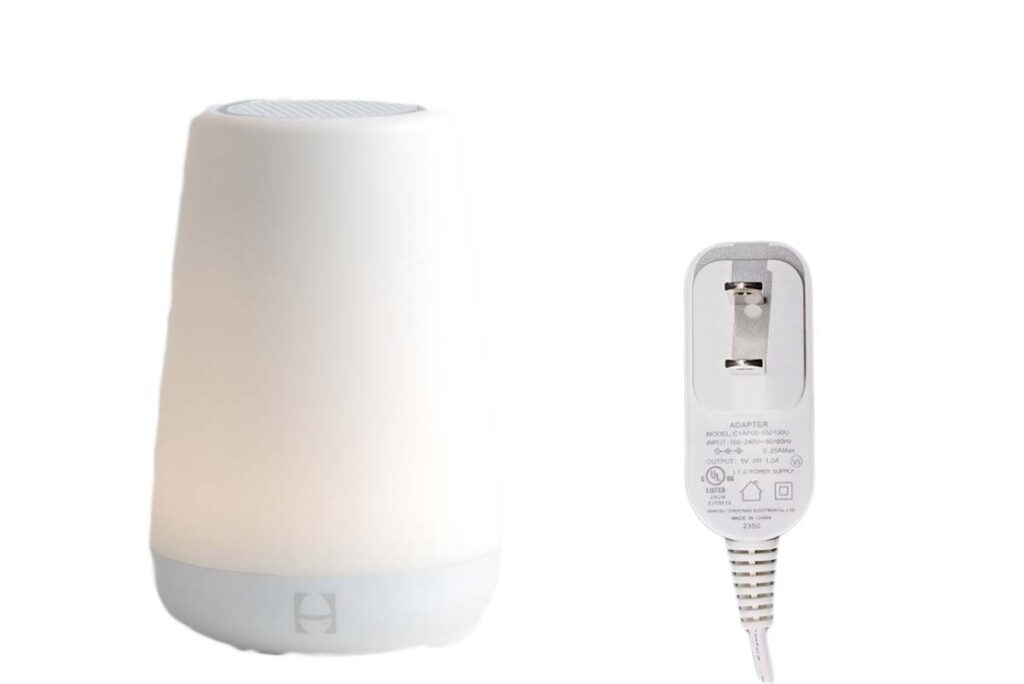 Product photo of recalled noise machine by Hatch Baby, representing the Hatch Baby recall.