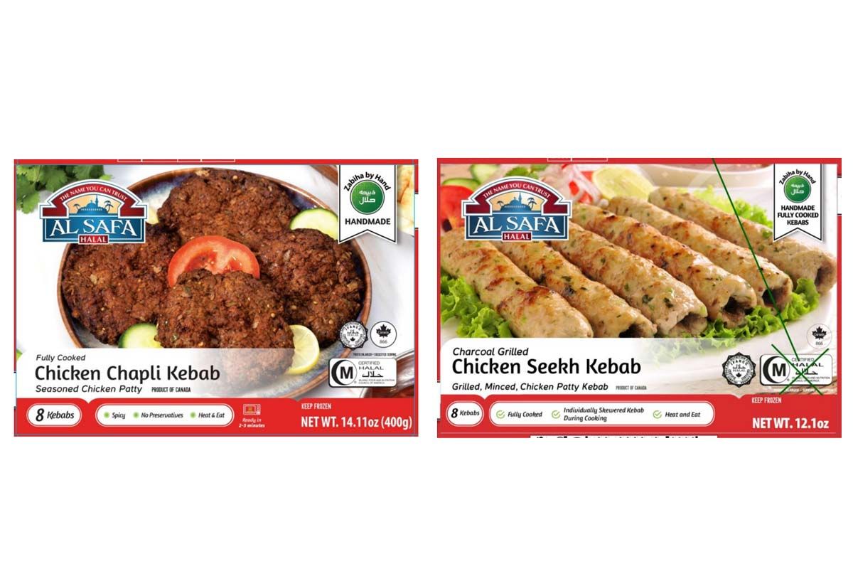 Recall announced for halal chicken products due to potential listeria